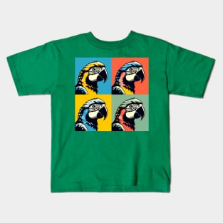 Pop Poicephalus Art - Cool Birds Kids T-Shirt